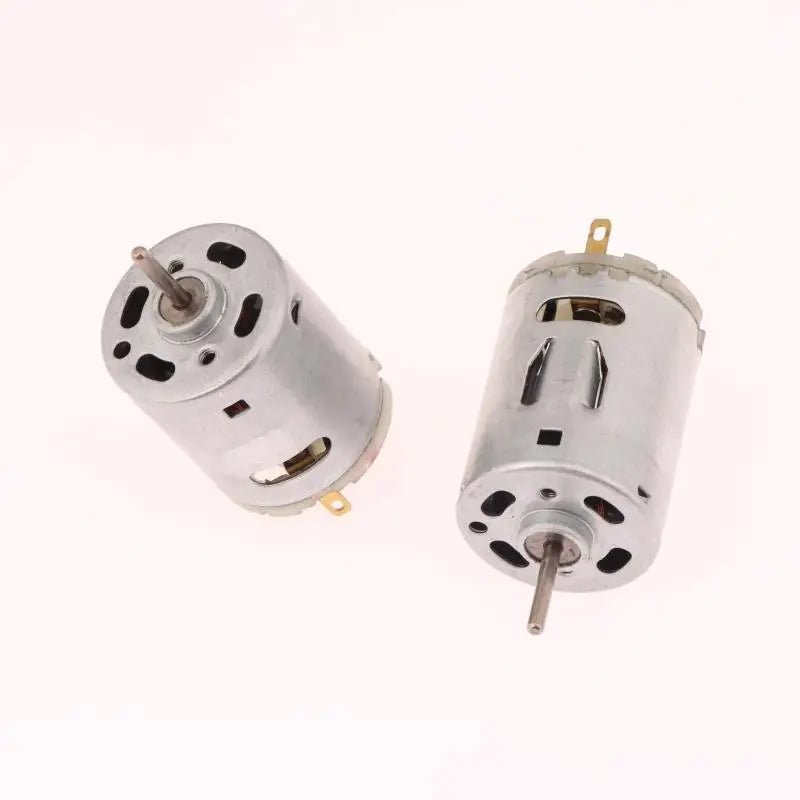 New 1pc DIY Toy Fan Mini Micro Motor For Hair Dryer DC Motor 12V 365 385 High Speed Carbon Brush Electric Motor