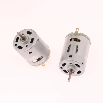 New 1pc DIY Toy Fan Mini Micro Motor For Hair Dryer DC Motor 12V 365 385 High Speed Carbon Brush Electric Motor