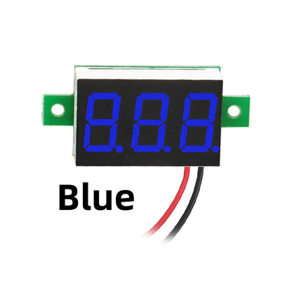Mini LED Digital Voltmeter Panel ¨C DC 2.5V-32V / 0-100V Voltage Tester for Car, Motorcycle and DIY Projects