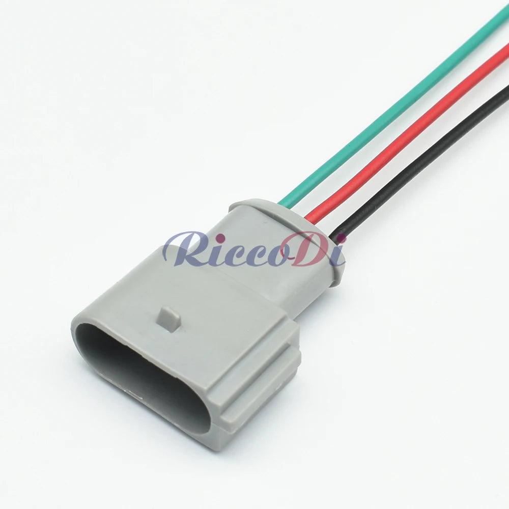 3-Pin 3.5mm Waterproof Fog Lamp & Crankshaft Sensor Connector 1J0973723G DJ7035B-3.5 for VW