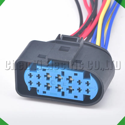 14 Pin Headlight Connector 1719105-2 1J0973737 for VW Audi Ford