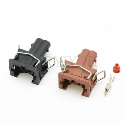 2-Pin EV1 Fuel Injector Connector — Female Waterproof Socket 829441-1 / 037 906 240