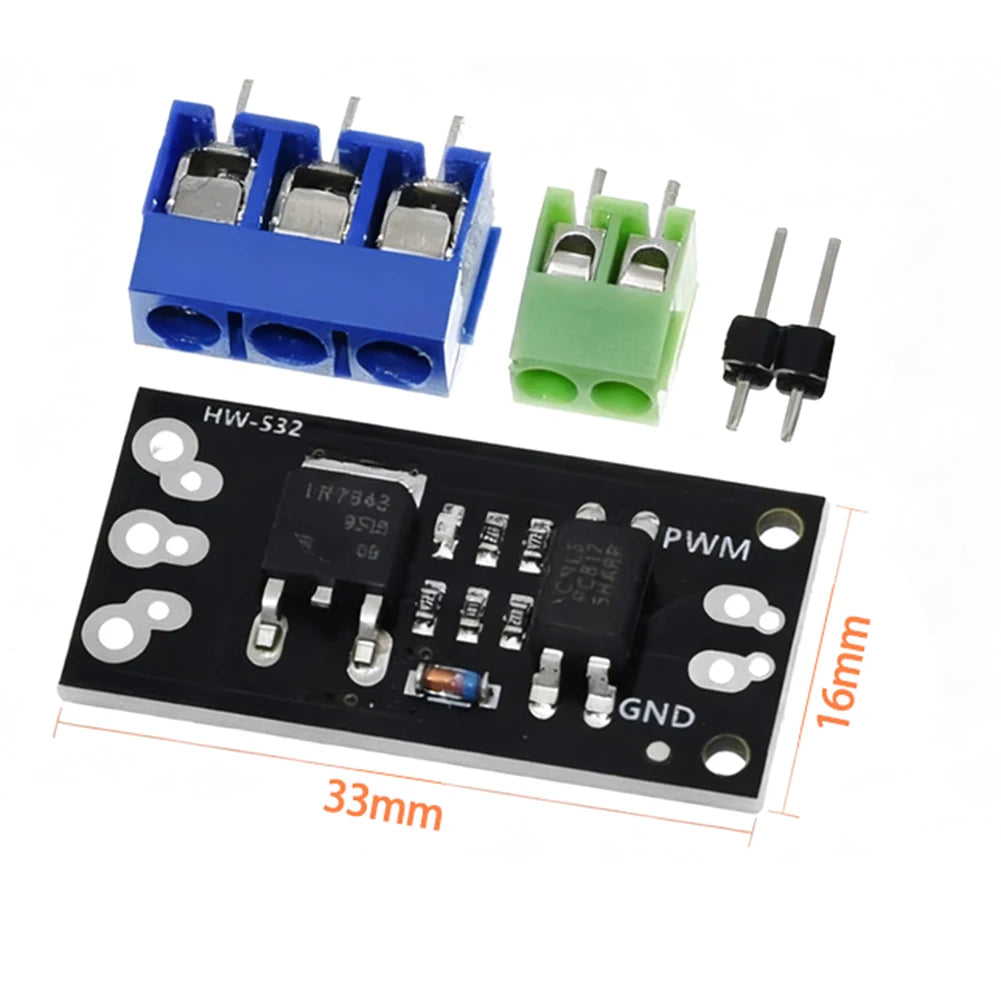FET Module LR7843 Isolated MOSFET MOS Tube FET Module Replacement Relay 30V 161A Board For 3V/5V Microcontroller
