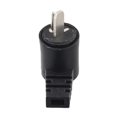2 Pieces 2 Pin DIN Right Angle Speaker Cable Connectors for Loudspeaker Applications with Screw Terminal Design