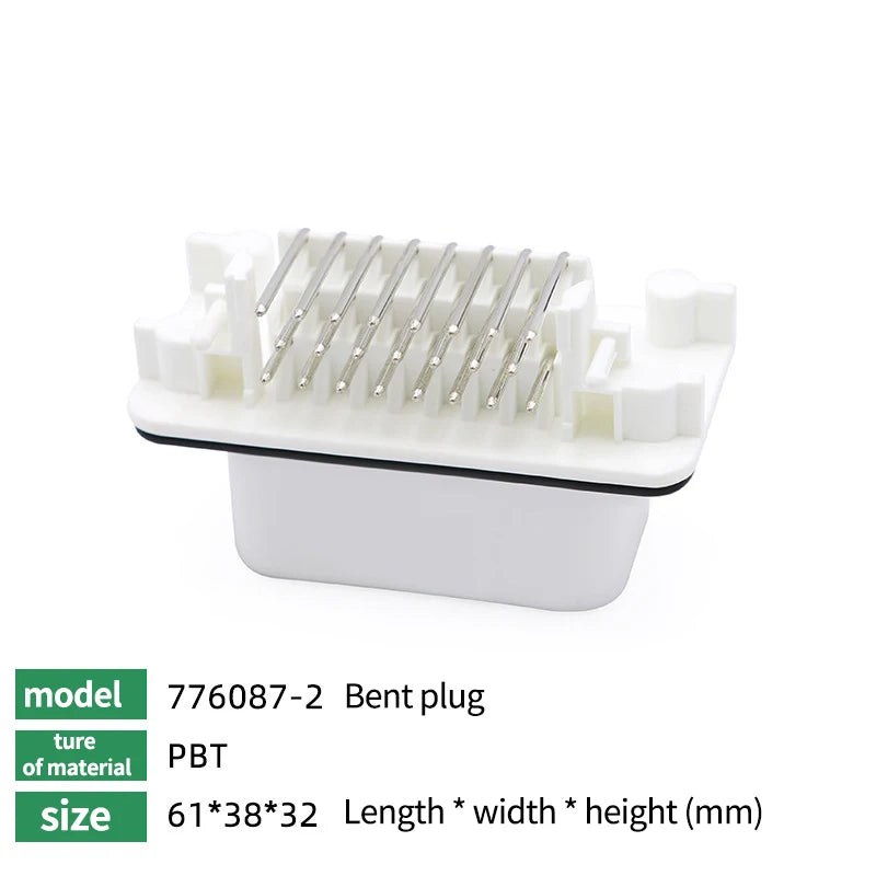 ECU Controller Connector PCB Panel Waterproof Bent Needle Pin Socket Plug Board Terminal 776087 776163 776267 776280