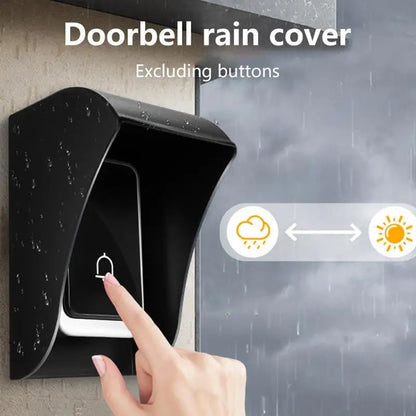New 1/2/3PCS Waterproof Guard Cover Rainproof Case Plastic Rain Protector Outdoor Wireless Doorbell Cover