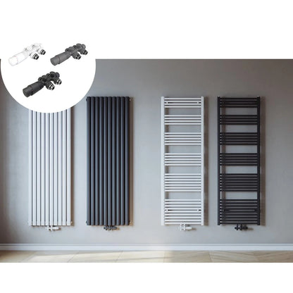Brass Heating Kit Thermostatic Radiator Valve 7 Adjustable Temperature Levels For Bathroom Radiator Setups Radiator Valve