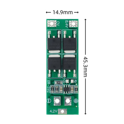 2S 20A Lithium Battery BMS Protection Board 7.4V-8.4V with Balanced Current Module for DIY Projects