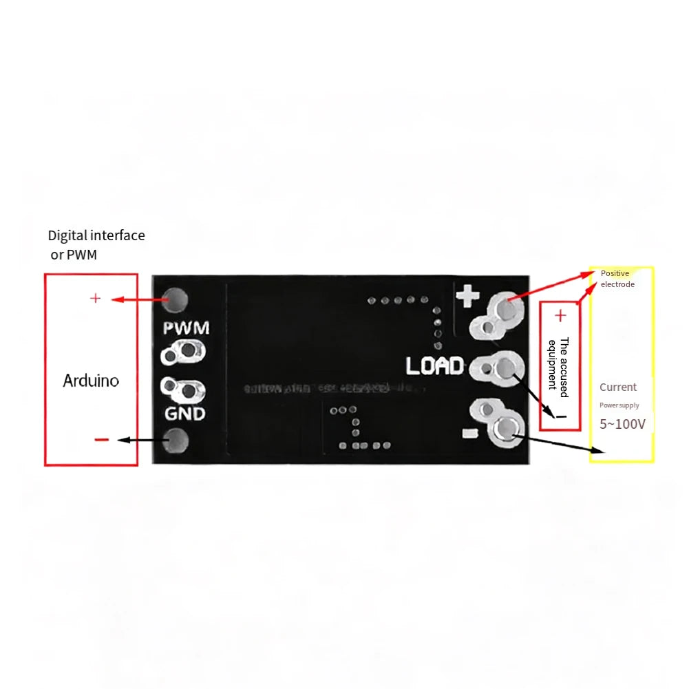 FET Module LR7843 Isolated MOSFET MOS Tube FET Module Replacement Relay 30V 161A Board For 3V/5V Microcontroller