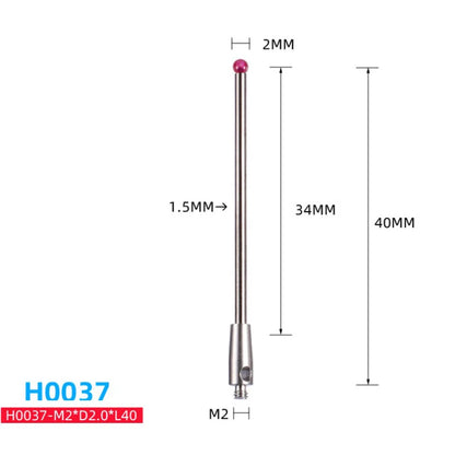M2 Ball Cmm Stylus Thread CNC Measuring Probe Stylus Point Contact H7805/H1345/H7806/H0033/H7808/H8663/H0034/H0035 CMM Probe