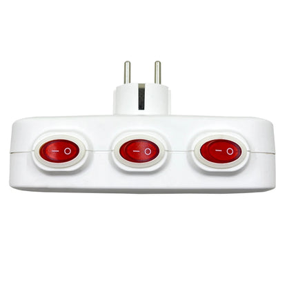 16A 250V Converter Socket For Home EU Standards EU Power Adapter Household Safety Independent Control Switches