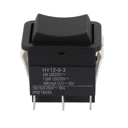 6Pins Pushbutton Rocker Switch 125250V 20A for HY1293 Easy Installation and Reliable Performance for Electrical Needs