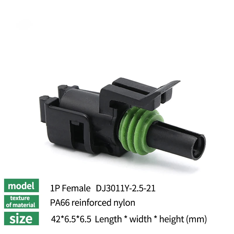 2.5 Series Waterproof Connector 1/2/3/4/6 Pin Male Female for Haltech MAP TPS GM