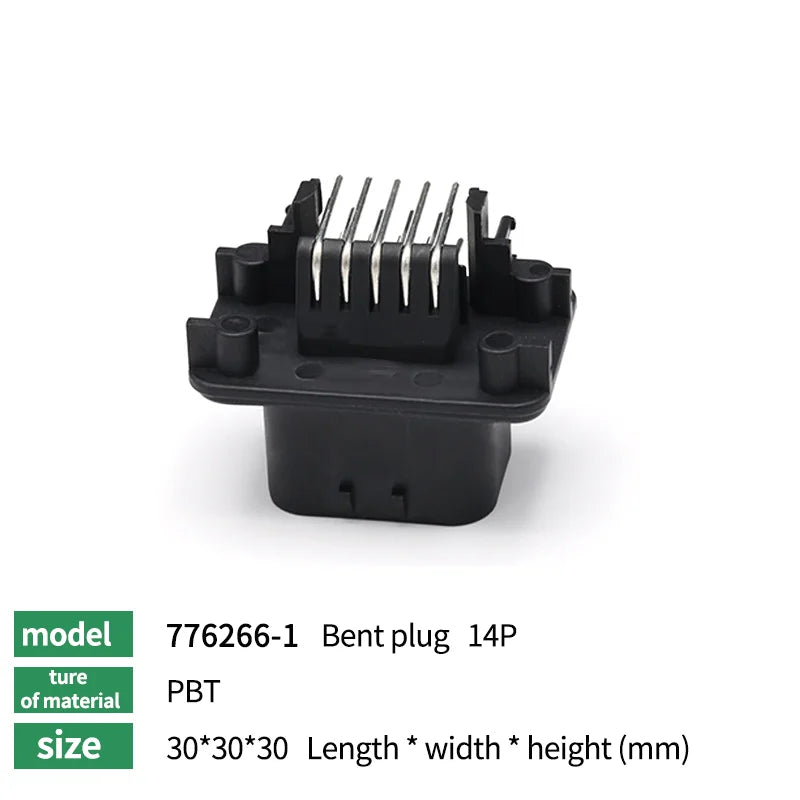 ECU Bent Pin Waterproof Connector PBT 776280 776266 776087 776163 Male Female