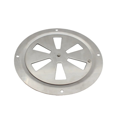 125mm/150mm Adjustable Ventilation Grilles Stainless Steel Open Close Ventilation Panels Round Ventilation Exhaust Grille