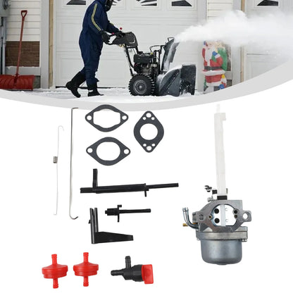 Seasonal Use Snowplow Carburetor Kit Carburetor Kit For Snowplow Garden Choke Shaft Assembly Metal Construction