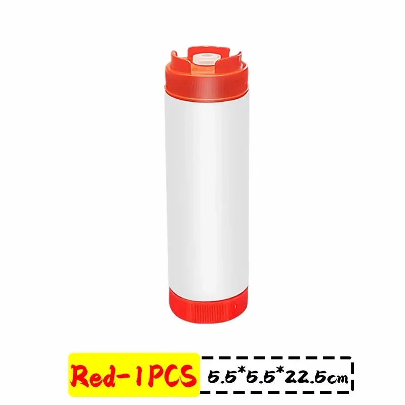 16oz Double Ended Sauce Squeeze Bottle Salad Dressing Dispenser