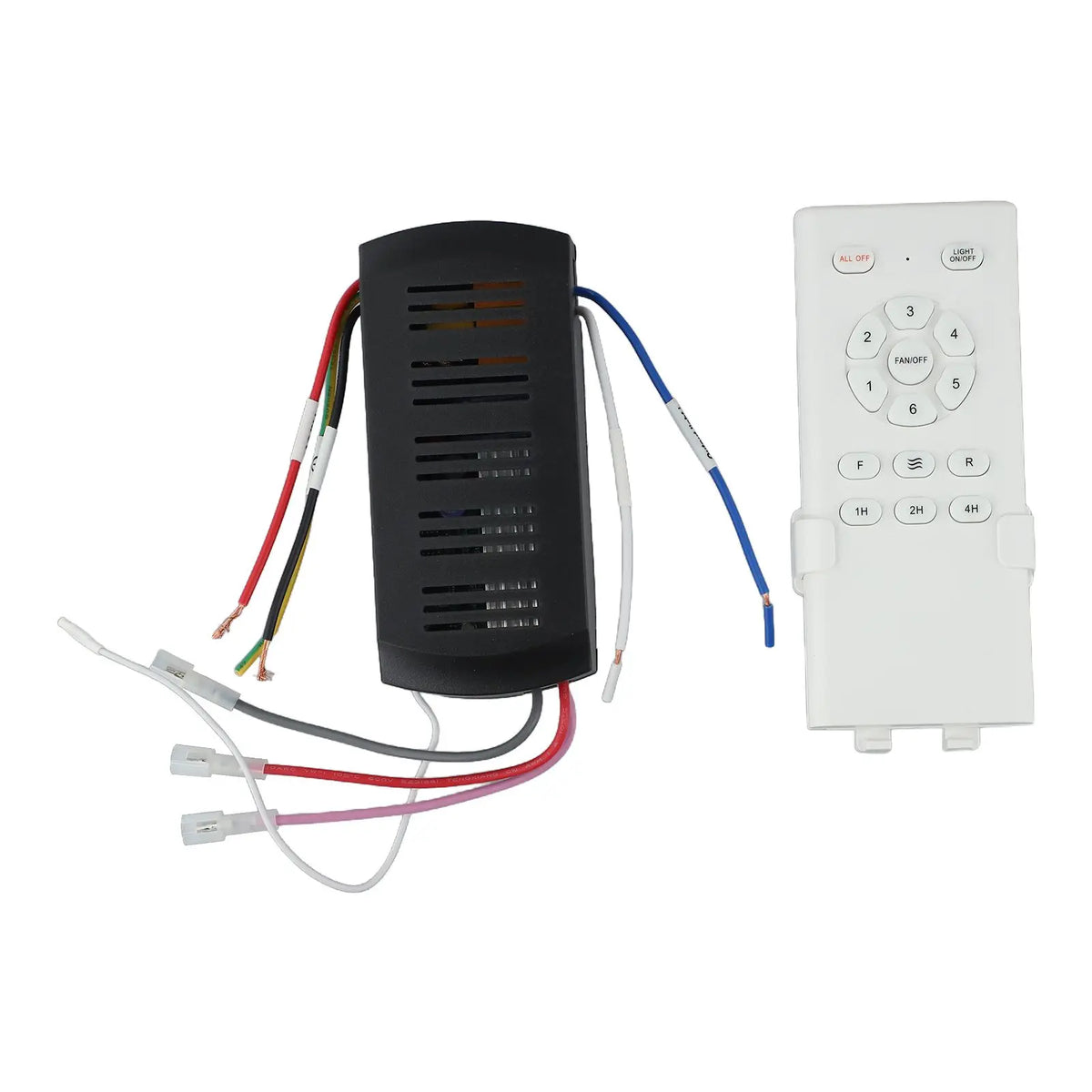 Ceiling Fan Light Control 6 Speed Fan Remote Bedroom Convenient Installment Multi-function Plastic PC Material