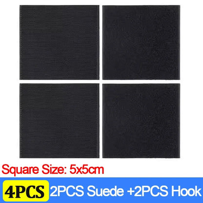 100/2pcs Carpet Fixing Stickers Double Faced High Adhesive Car Carpet Fixed Patches Home Floor Foot Mats Anti Skid Grip Tapes