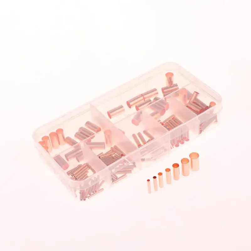 Non-Insulated Butt Terminal Assortment Kit Copper Crimp Connector