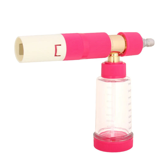 Foam Pot with 1/4'' Quick Connector for Use with For Pressure Washer Offering Adjustable Nozzle to Maximize Foam Efficiency