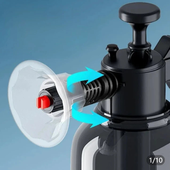 Hand-Pump Foam Spray Nozzle for Car Wash Watering Can 16mm Interface | Replaceable Foam Sprayer Head