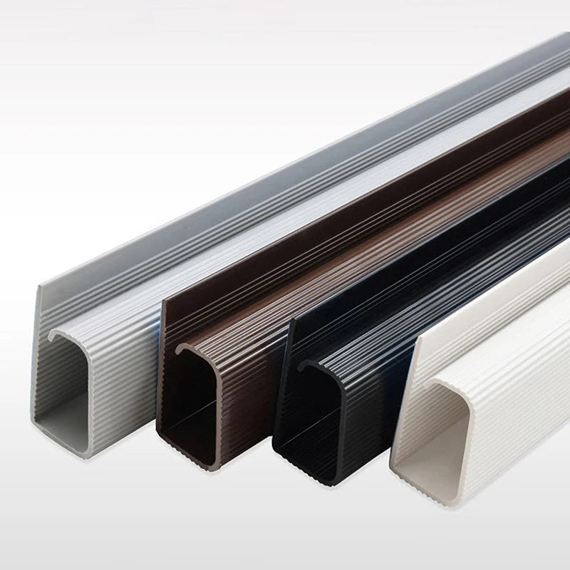 New 40cm/15.75inch Under Desk Cable Management Tray PVC Power Wire Hider Strip Cord Holder Wire Organizer Cable Raceway