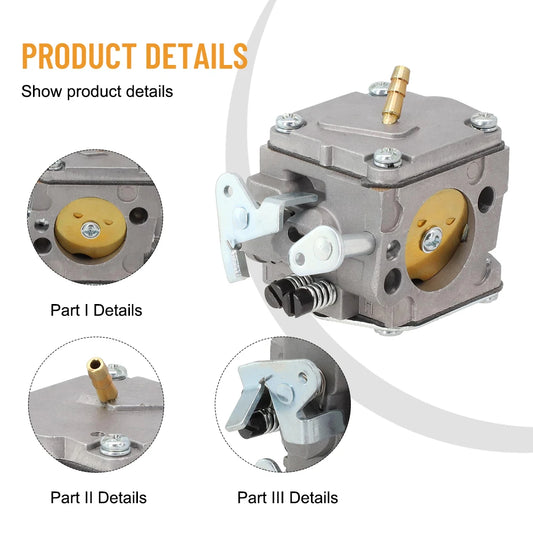 Compatible Carburetor for 040AV 041AV Farm Chainsaw Model 1110-120-0609 Replacement for 040 041 AV Series Engine Units