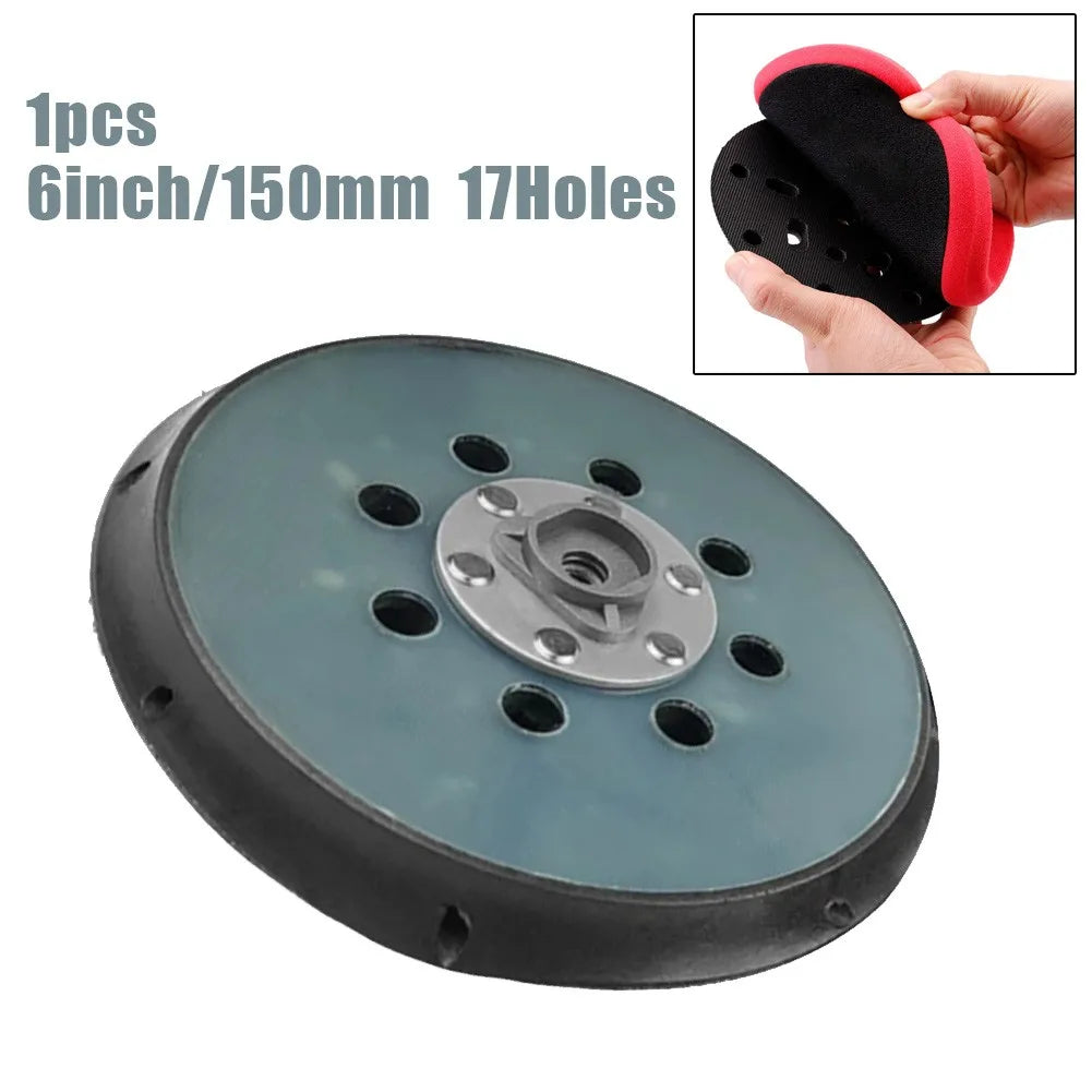 150mm Sanding Pad Backing Plate for DA Polisher with Cooling Channels Designed for Optimal Heat Reduction and Performance