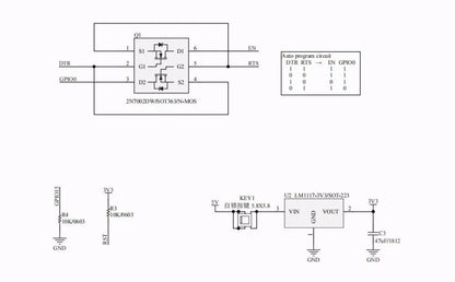 ESP8266/ESP32 Development Board Test Programmer and Downloader Socket for ESP Modules