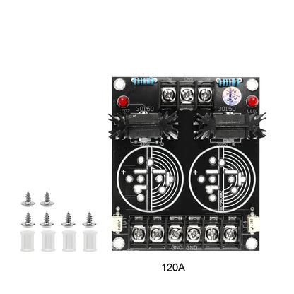 Schottky Rectifier Power Supply Board 120A Dual Output for DIY Speaker Amplifier 80x95mm