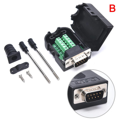 DB9 RS232 RS485 Connector 9 Pin Male Female Breakout Terminal