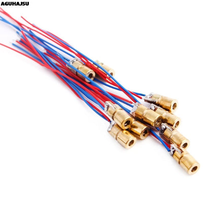 5V 650nm 5mW Adjustable Red Laser Diode Module Mini Laser Pointer with Copper Head
