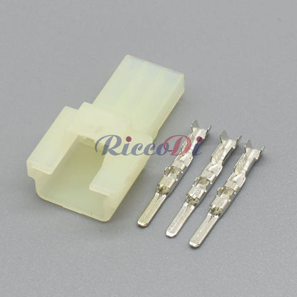 3-Way AC Assembly Car Cable Connector 6090-1131 6090-1136 Unsealed with 15cm Wire Pigtail