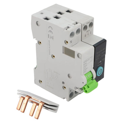 Smart WiFi Circuit Breaker Switch for DIN Rail Installation with Multi Function Timer and Real Time Energy Usage Insights