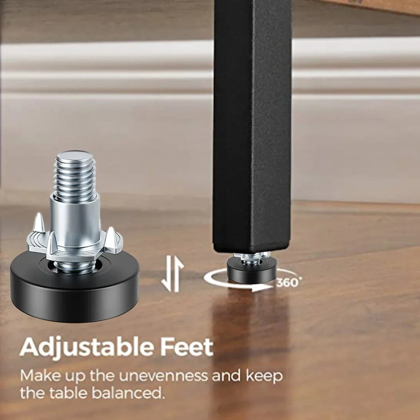 8/1PCS Adjustable Foot Pad Table Chair Furniture Leg Cover Anti Slip Glide Leveling Foot Pad Home Hardware Floor Protection Mat
