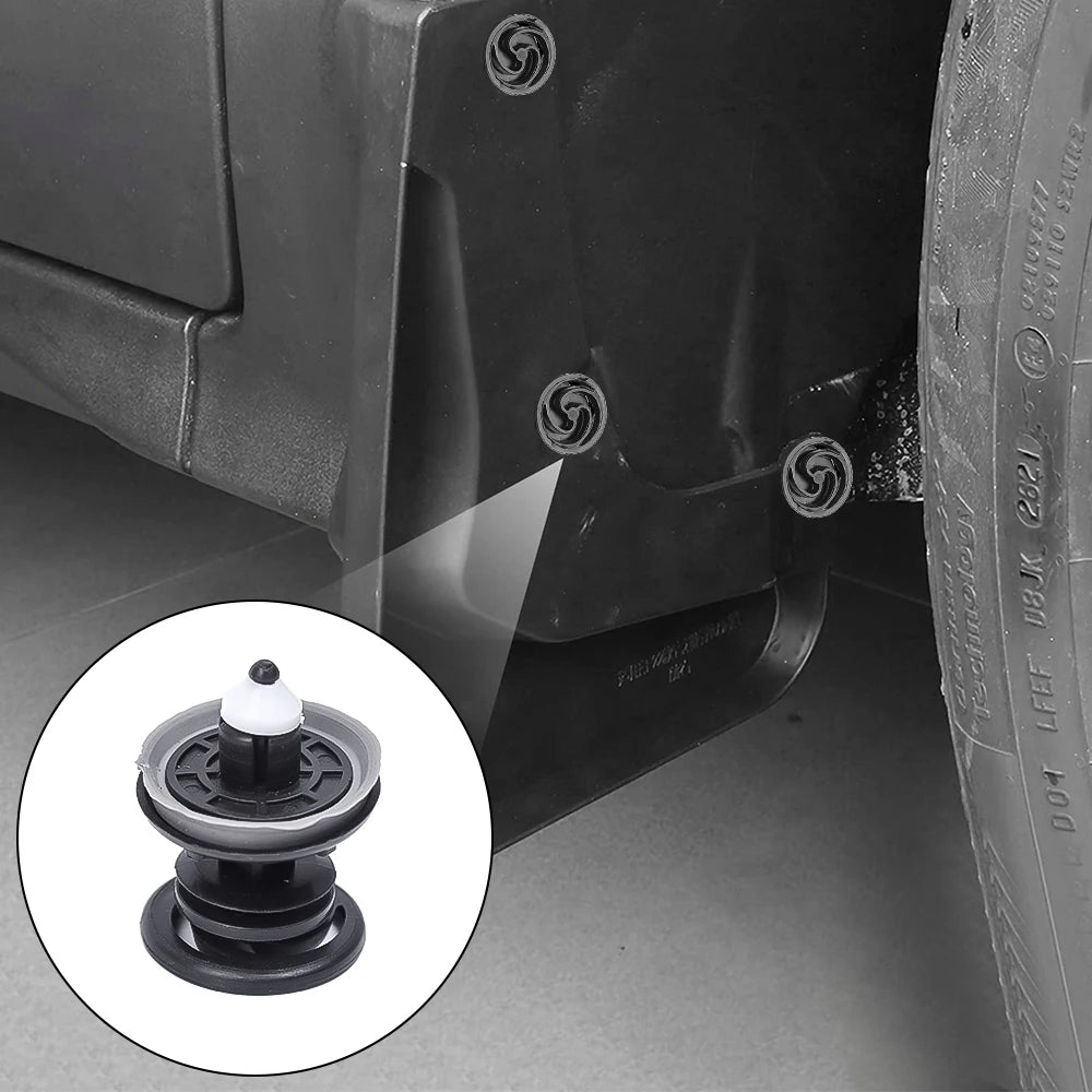 Interior Car Door Panel Buckle Card Clips Rivets OE#7L6868243 — for VW Golf Passat Touareg T5 Porsche 911 Audi A4