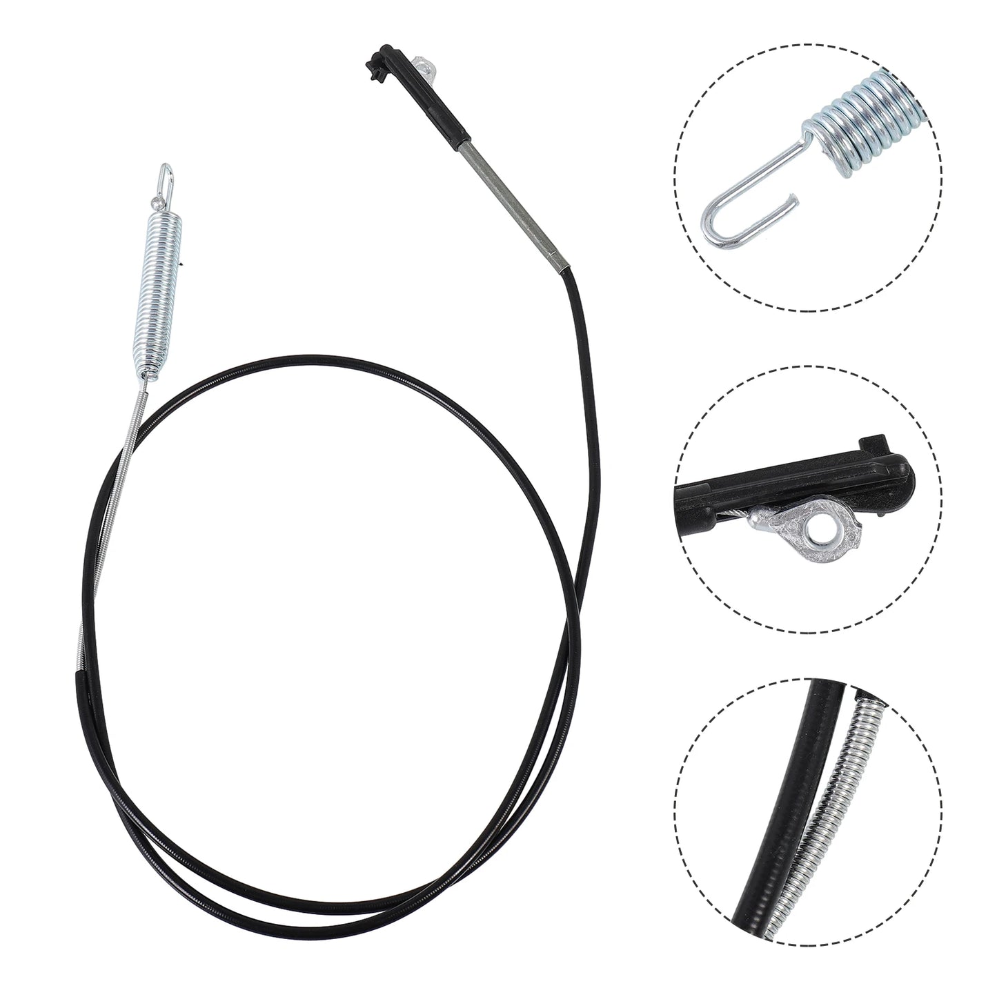 78 In Brake Cable Cable-Brake Kit Used For The Following 133-1998 Brake Cable 54.5 In Total 78 InBrake Cable Black Brake Cable