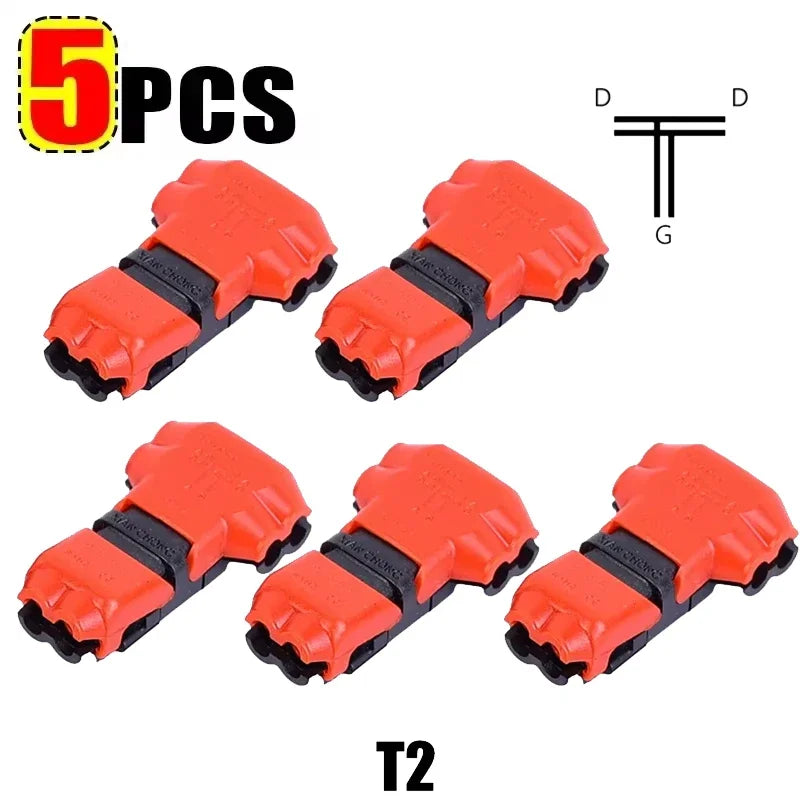 T Tap Wire Connector Low Voltage 2 Pin Splicing Connector