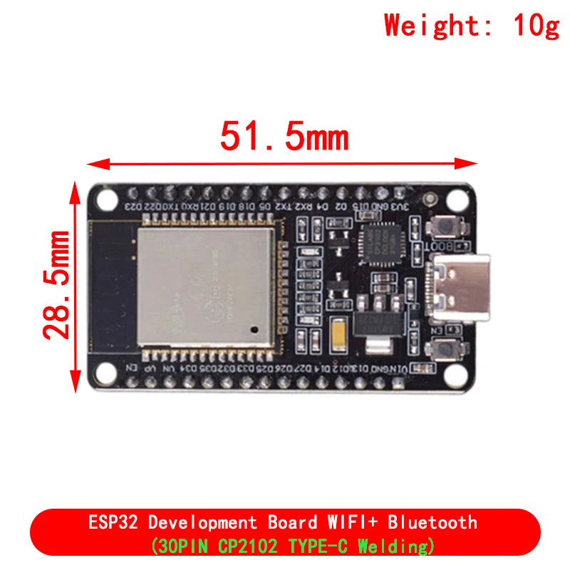 ESP32 Development Board WiFi + Bluetooth CP2102/CH340C Ultra-Low Power Wireless Module ESP32-32 NodeMCU-32S