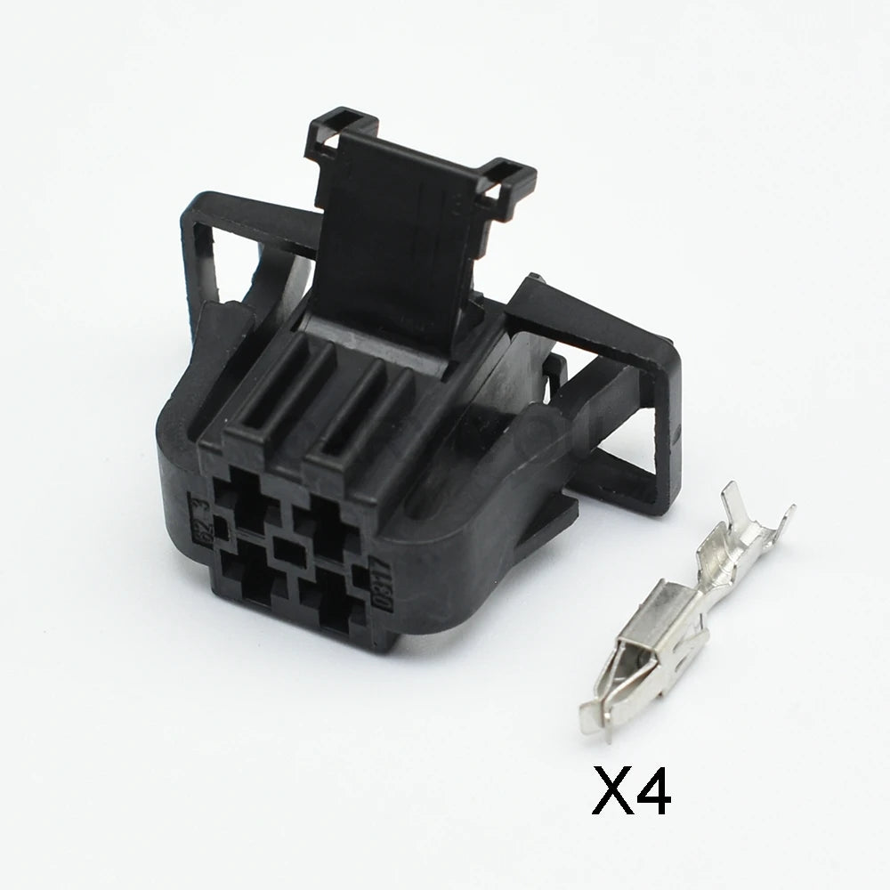 4 Pin 3.5mm Seat Fuel Tank Taillight Connector 1J0972722 DJ7049D-2.8 for VW Audi