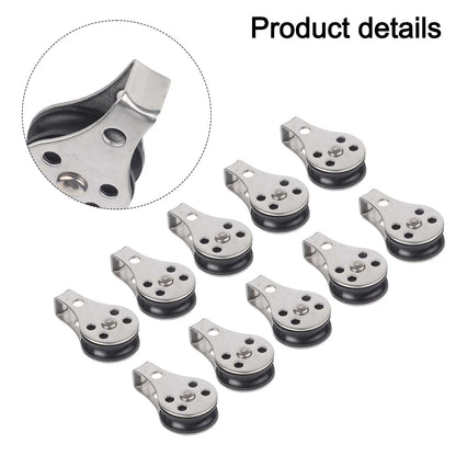 Gear Outdoor Pulley Set Stainless Steel Stainless Steel Pulleys Rust Resistant Material Smooth Operation System