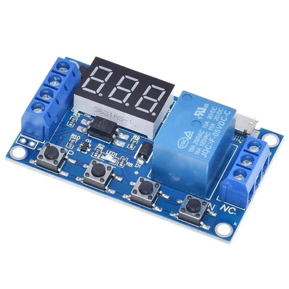6-30V Relay Module with Power-Off Delay, Trigger & Timing Circuit, USB Interface