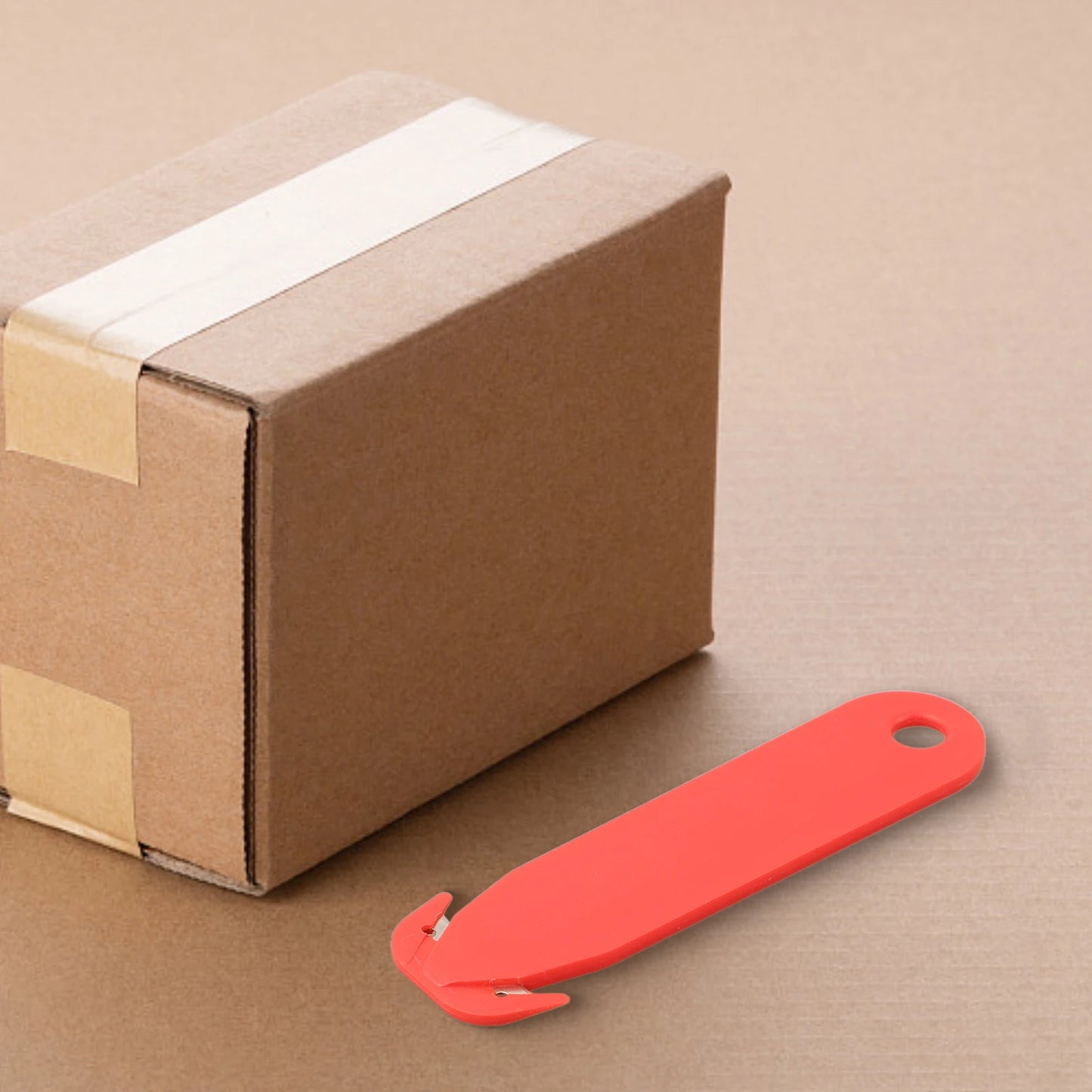4PCS Double-edged Safety Box Cutter Blade MultiTool Film Cutting Art Paper Cutter For Home Kitchen Warehouse