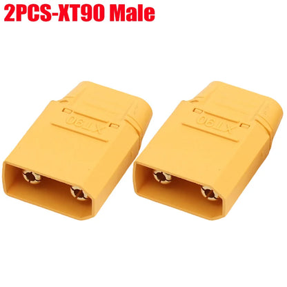 XT90 Male Female Connectors Plug Welding Terminal Plugs for RC Lipo Battery Motor Charge Lead Plugs Banana Male Female Adapter