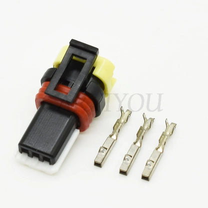 3 Pin Automotive Headlight Height Adjustment Motor Connector Socket 1-936527-2 Headlamp Cable Plug
