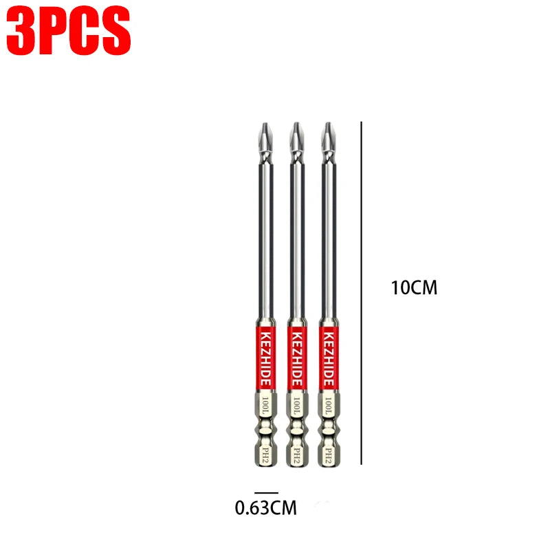 Magnetic Screwdriver Drill Bit Set Alloy Steel Impact Resistant Tips