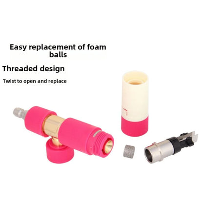 Snow Foam Cannon Pot with 1/4” Quick Connector — Adjustable Nozzle for Pressure Washer Car Pre-Wash