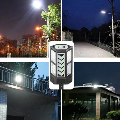 Powerful Solar LED Street Light – 3 Modes with Motion Sensor Super Bright COB Wall Lamp for Outdoor Garden & Yard Lighting