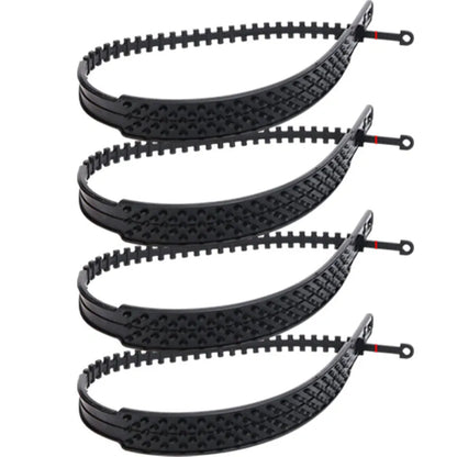 Snow Chain Tyre Chain – Urethane Winter Anti-Slip Tire Chains (10/1PCS Set) for Car Tires, Anti-Skid Emergency Snow Traction